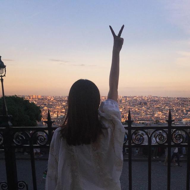 第528期｜背影头像：0105优质星空闪亮动漫 真人背影女生头像