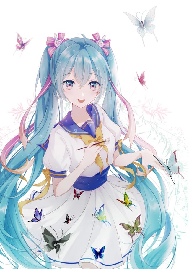 动漫女生头像：整个世界你在就好，余生只望岁月静好