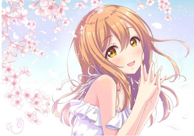 动漫女生头像：整个世界你在就好，余生只望岁月静好