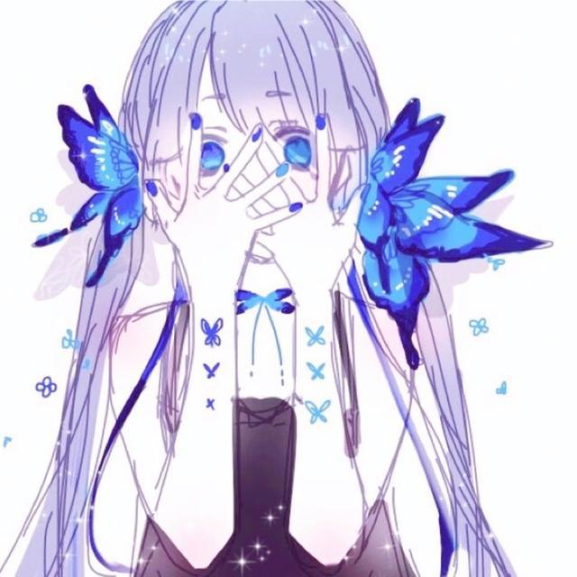 超甜二次元小仙女三人闺蜜头像，一直到彩虹尽头，也绝不分离！