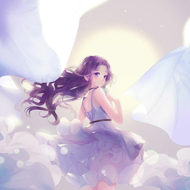 动漫女生头像：把爱你的心伪装起来，希望你能够和她幸福