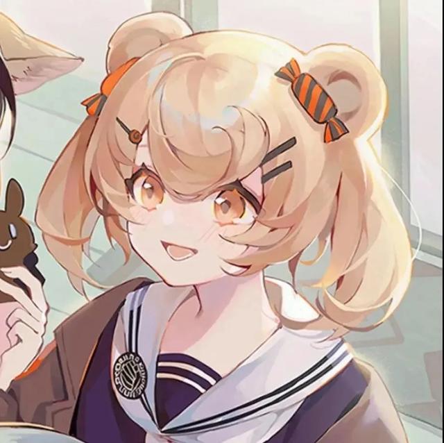 二次元可爱闺蜜头像｜擦肩而过