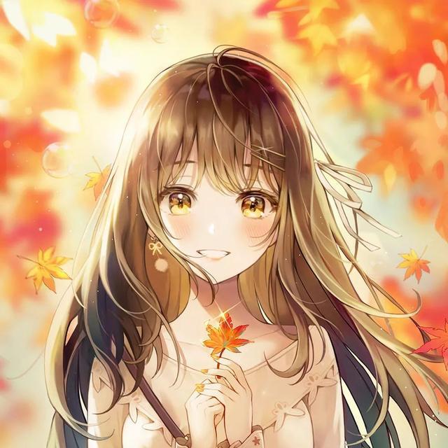 唯美动漫女生头像:希望好心情每天照常营业烦心事永久打烊