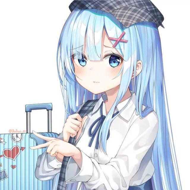 唯美动漫女生头像：希望好心情每天照常营业烦心事永久打烊