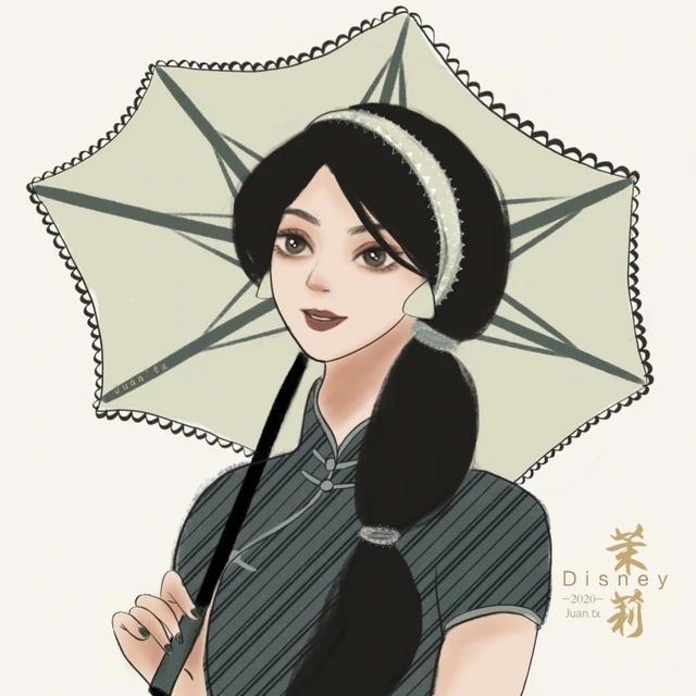 复古风动漫女生闺蜜头像