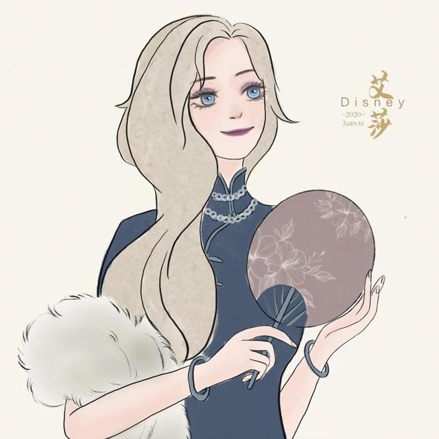 复古风动漫女生闺蜜头像