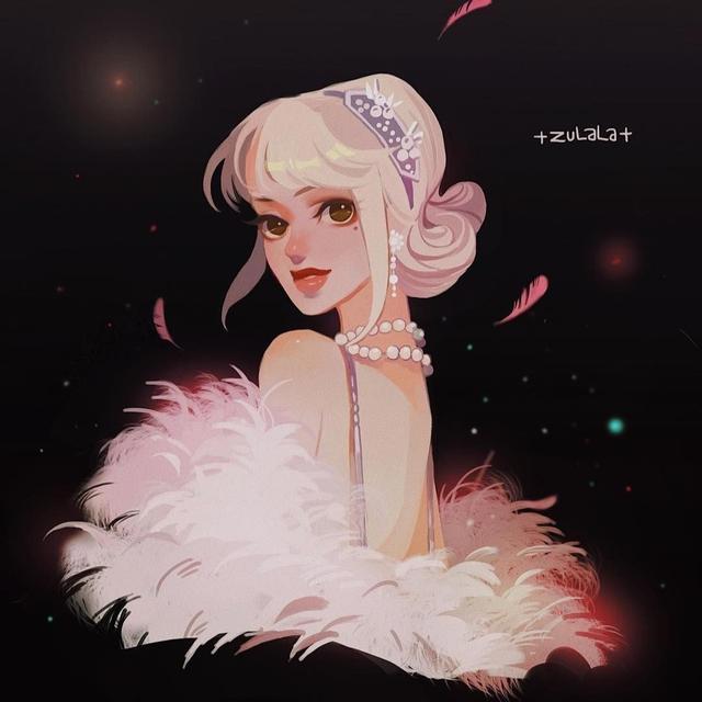 高冷霸气御姐风的潮酷元素动漫女生头像