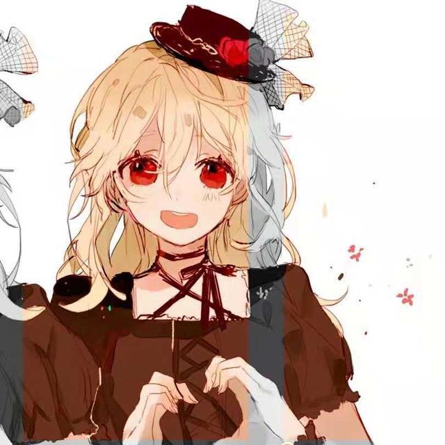 超美的动漫闺蜜头像，只是今后的幸福，要各自寻找！