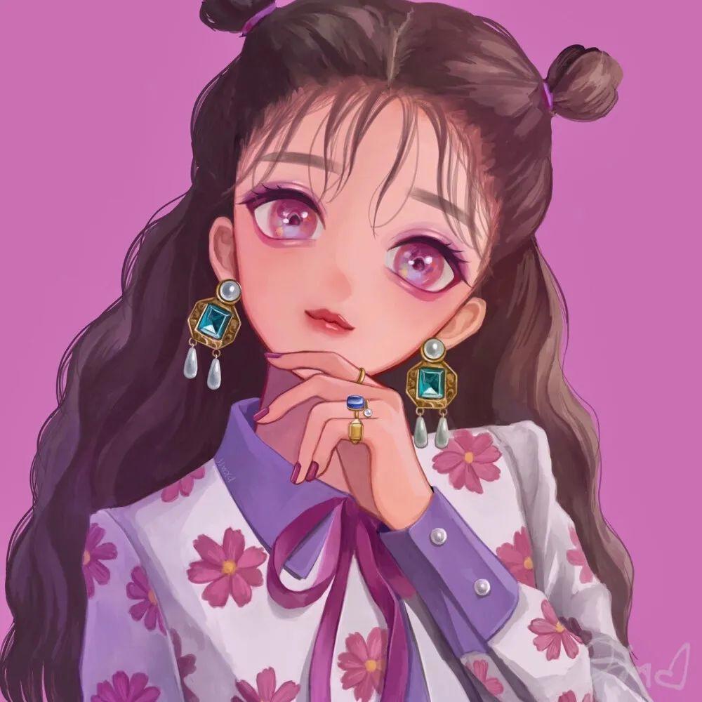 二次元动漫闺蜜头像｜遇上方知有