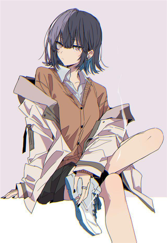 兼具可爱帅气！波波头特辑二次元女生头像