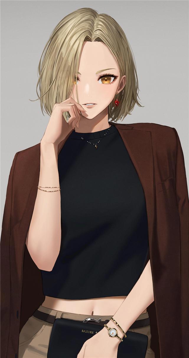 兼具可爱帅气！波波头特辑二次元女生头像