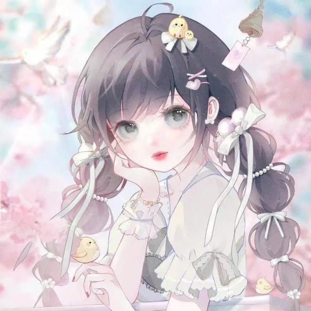 二次元动漫闺蜜头像｜我钟意你，百转千回