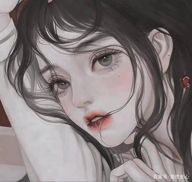 超A女头像黑暗系纯欲风头像手绘头像头像图片卡通动漫头像