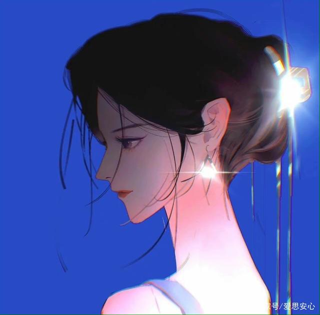 超A女头像黑暗系纯欲风头像手绘头像头像图片卡通动漫头像