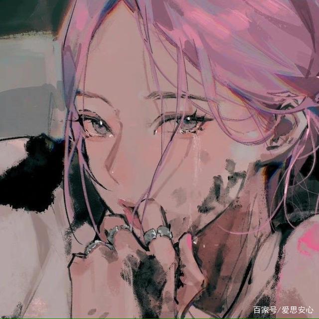 超A女头像黑暗系纯欲风头像手绘头像头像图片卡通动漫头像