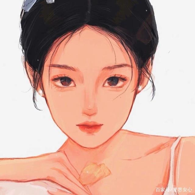 超A女头像黑暗系纯欲风头像手绘头像头像图片卡通动漫头像