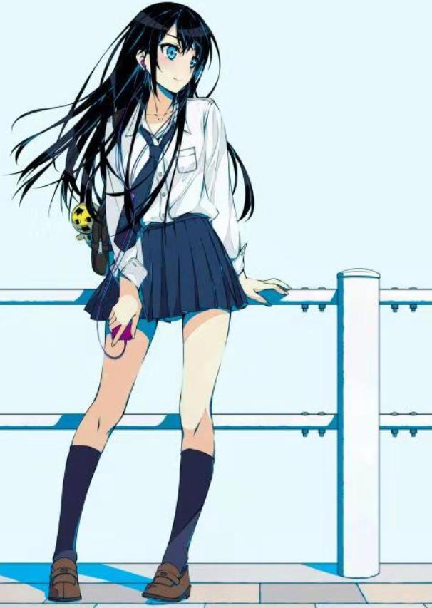 二次元动漫头像：校园风系列，多才多艺的小女孩！