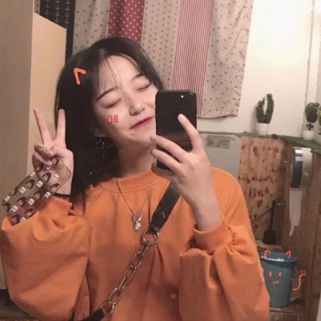 第482期｜女生头像：1119橙色系阳光女孩女生头像