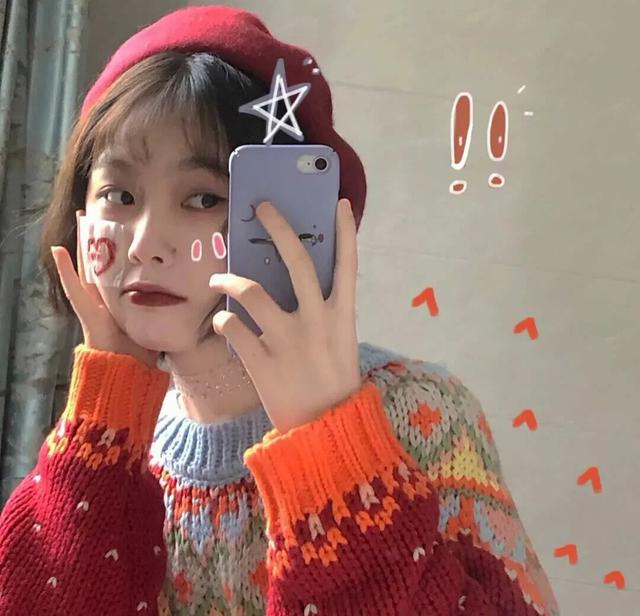 第482期｜女生头像：1119橙色系阳光女孩女生头像