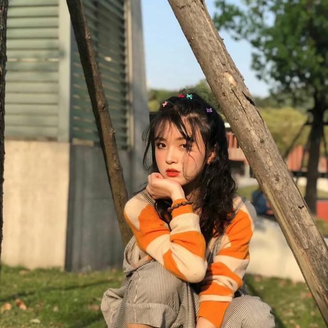 第482期｜女生头像：1119橙色系阳光女孩女生头像