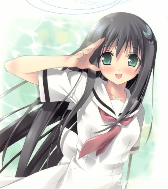 动漫头像：漂亮的女生，你笑一下，我的心就跟着你跳一下！