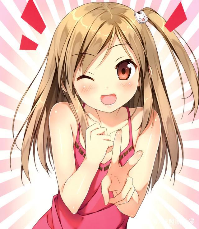 动漫头像：漂亮的女生，你笑一下，我的心就跟着你跳一下！