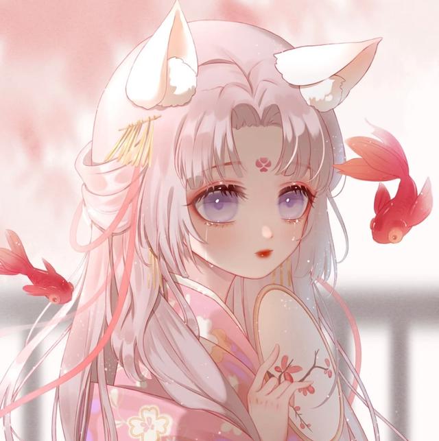 动漫女生闺蜜头像｜爱情可以晚点到