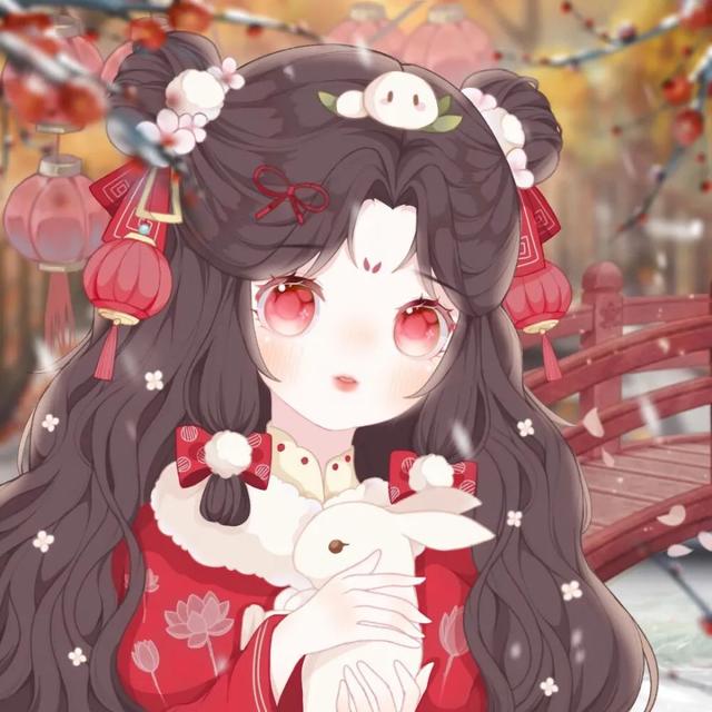 动漫女生闺蜜头像｜爱情可以晚点到