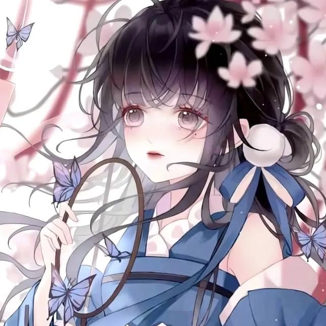 动漫女生闺蜜头像｜爱情可以晚点到