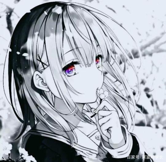 暗黑系动漫女头像