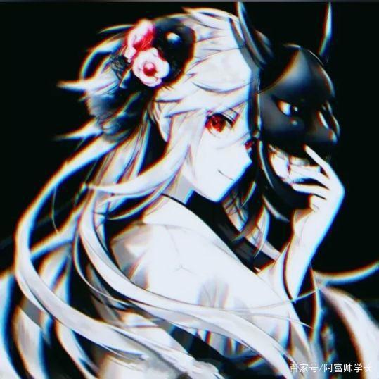 暗黑系动漫女头像