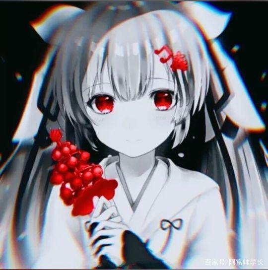 暗黑系动漫女头像