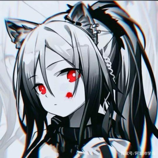 暗黑系动漫女头像