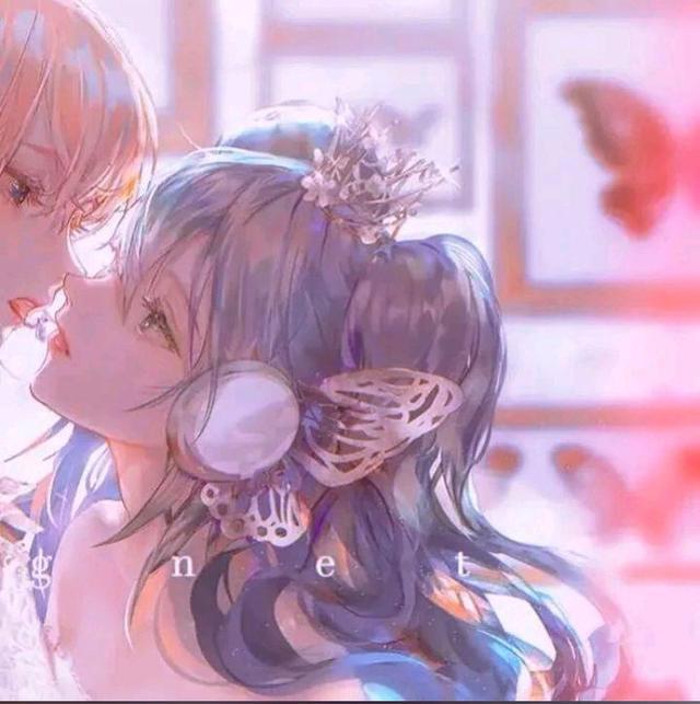 周二闺蜜头像控动漫少女头像