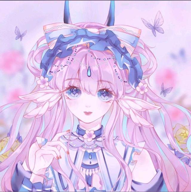 周二闺蜜头像控动漫少女头像