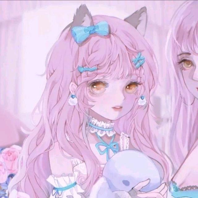 周二闺蜜头像控动漫少女头像