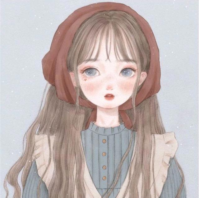 周二闺蜜头像控动漫少女头像