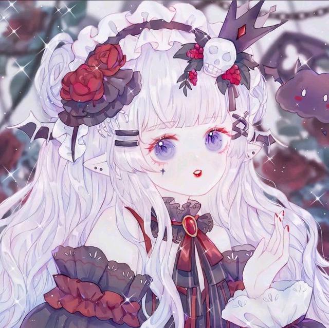 周二闺蜜头像控动漫少女头像