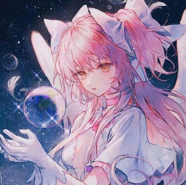 周二闺蜜头像控动漫少女头像