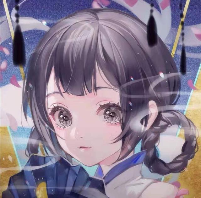 精美动漫女生头像“在这个冬天的开端，我按下了关于你的消除键”