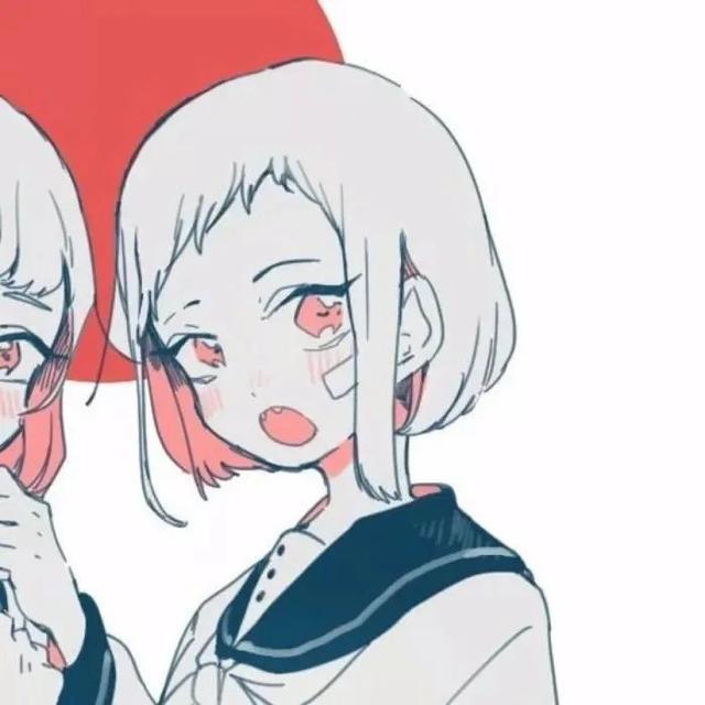 头像：闺蜜头像，动漫版~超级好看可爱