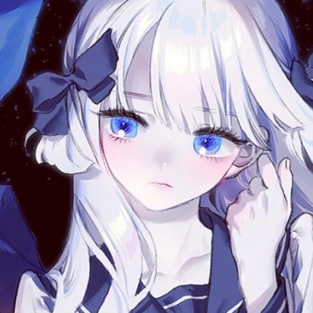 周六｜单纯：白色系女生头像