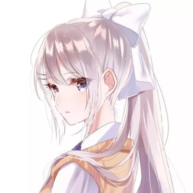 周六｜单纯：白色系女生头像