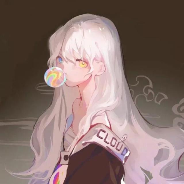 周六｜单纯：白色系女生头像