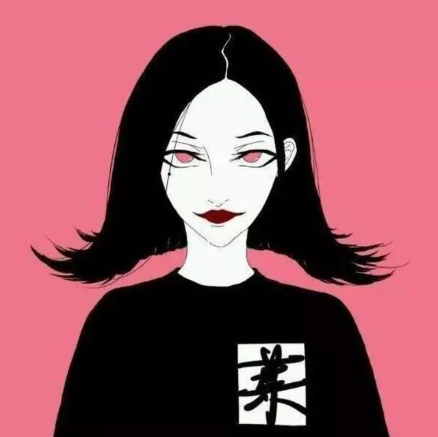 暗黑动漫二次元女生头像壁纸：没有你的世界，毁了也无所谓