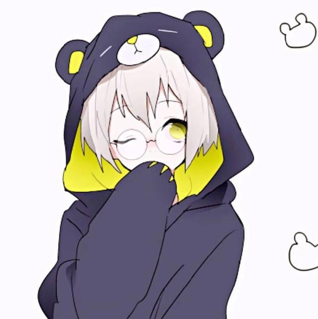 温暖可爱二次元动漫闺蜜头像，因为爱，所以等待！