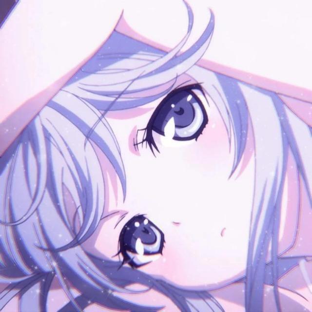 紫色系的二次元少女头像，分享给大家