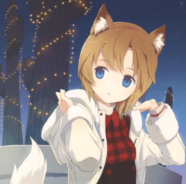 二次元动漫头像：长着耳朵的梦幻女生“狐妖小仙女”了解一下！