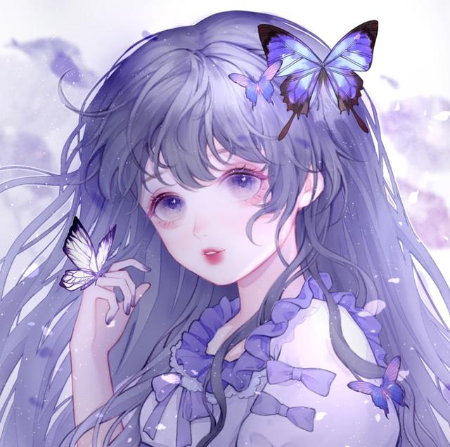 仙气飘飘的动漫闺蜜头像｜愿你此生尽兴