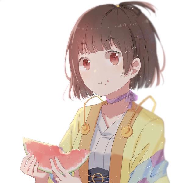 动漫女生头像：千山万水就当伏笔，总会遇到姗姗来迟的你